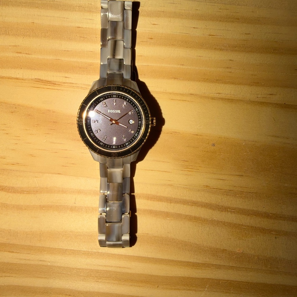 Fossil Two-Tone Silver and Gold Smartwatch